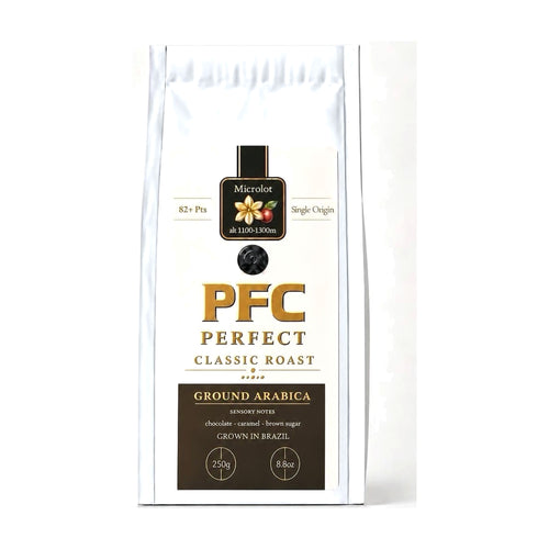 PFC Perfect Brazilian Specialty Coffee - 100% Arabica Whole Bean Coffee, Classic Roast, 250 g (8.8 oz)